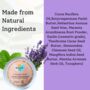 Lavender Mint Cream Dedorant Balm Vegan Palm Free, thumbnail 4 of 8