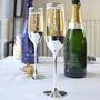Elegant Rose Gold Personalised Champagne Flute, thumbnail 5 of 11