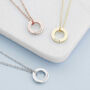 Personalised Mini Ring Necklace, thumbnail 1 of 8