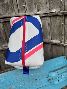 Large Recycled Sailcloth Wash Bag, 3 of 9