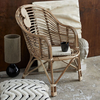 Izra Fluffy Textured Zig Zag Monochrome Cushion, 7 of 10