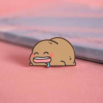 Sleeping Potato Enamel Pin, 5 of 6