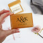 Personalised Double Wedding Ring Wooden Box, thumbnail 5 of 7