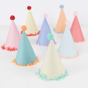 Colourful Large Party Hats X Eight, 6 of 6