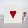 'Heart' Handmade Anniversary Card, thumbnail 2 of 3