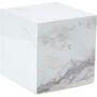 Cube Marble Click Clock White LED, thumbnail 2 of 4