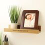 Personalised Oak Floating Ledge Shelf – Handmade Father’s Day Gift For Home Office, thumbnail 1 of 8