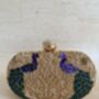 Gold Peacock Clutch Bag, thumbnail 3 of 9
