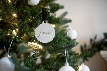 Personalised Star Acrylic Decoration, 3 of 5
