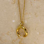 Birthstone Open Flow Pendant Necklace, thumbnail 8 of 12