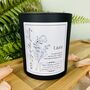 May Lily Of The Valley Birth Flower Personalised Candle, thumbnail 3 of 11
