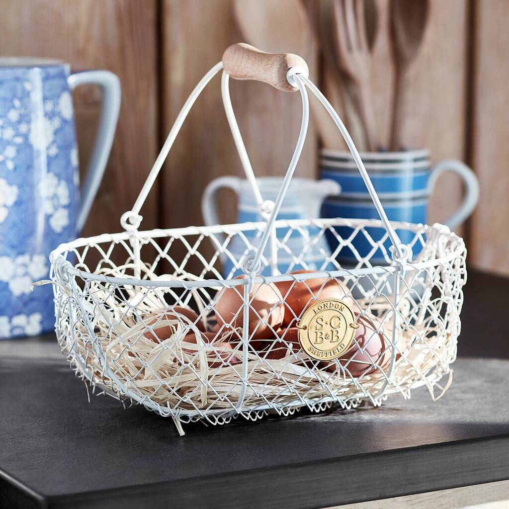 Wire Harvesting Basket By all things Brighton beautiful