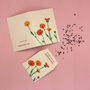 Pot Marigold Greeting Card With Seeds, thumbnail 2 of 6