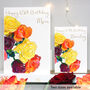 Personalised Roses 40th Birthday Card, thumbnail 6 of 7
