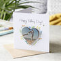 Happy Father's Day Photo Magnet And Card, thumbnail 4 of 6