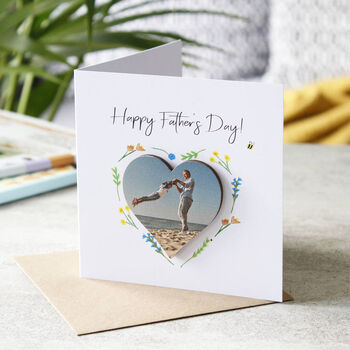 Happy Father's Day Photo Magnet And Card, 4 of 6