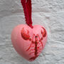 Ceramic Heart Shaped Lobster Bauble, thumbnail 6 of 10