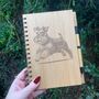 Personalised Schnauzer Dog Engraved Notebook, thumbnail 1 of 5