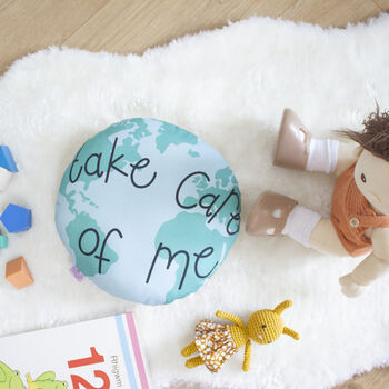 Take Care Of Me Eco Warrior World Cushion For Kids, 2 of 8
