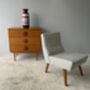 1960’s Belgian Mid Century Bedroom Chair / Side Chair, thumbnail 6 of 9