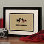 Personalised Dachshund Print For One Or Two Dogs, thumbnail 10 of 12