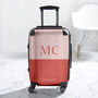 Colourblock Personalised Suitcase, thumbnail 2 of 12