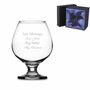 Personalised Brandy Cognac Glass Gift Box, thumbnail 2 of 7