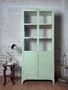 Iron Display Cabinet In Pistachio Green, thumbnail 1 of 10