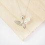 Personalised Deaths Head Hawk Moth Pendant Necklace, thumbnail 2 of 7