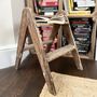 Vintage Wooden Step Stool Ladder, thumbnail 4 of 7