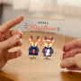 First Xmas Newlywed Personalised Plaque Gift, thumbnail 2 of 4