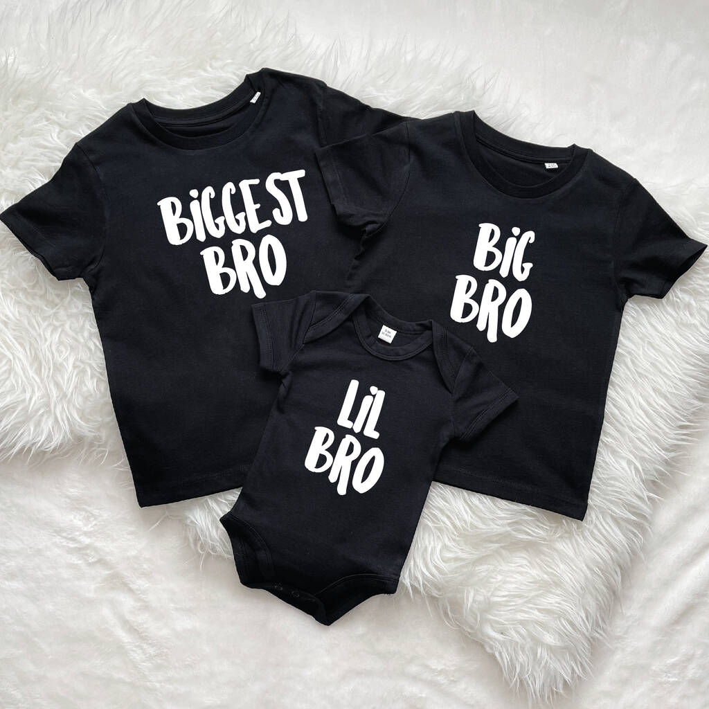 Biggest Big Bro Lil Bro Shirts By Lovetree Design | notonthehighstreet.com