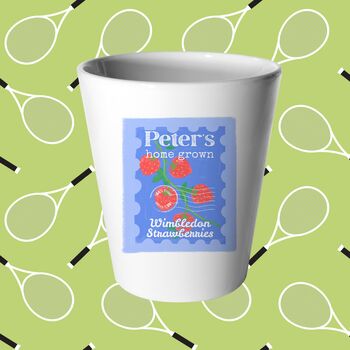 Personalised Grow Your Own Wimbledon Strawberries Plant Pot, 3 of 4