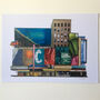 'Times Square, New York' Recycled Paper Collage Print, thumbnail 6 of 6