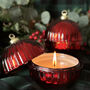 Christmas Bauble Candle Christmas Spice, thumbnail 1 of 4