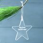 Personalised Gift For Teacher Star Decoration, thumbnail 2 of 2