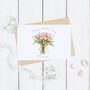 Personalised 40th Birthday Flowers Card, thumbnail 1 of 2