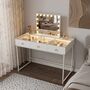 Cyrita Dressing Table With Mirror LED Lights, thumbnail 1 of 4
