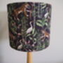 Jungle Print Lampshade With Cranes And Tigers, thumbnail 5 of 10