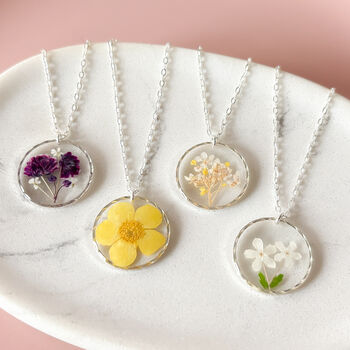 Birth Month Flower Necklace, 7 of 10