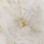 Lady Bird 18k Gold Plated Necklace, thumbnail 3 of 6