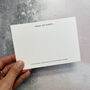 Stylish Personalised Correspondence Cards, thumbnail 5 of 8