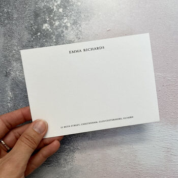 Stylish Personalised Correspondence Cards, 5 of 8