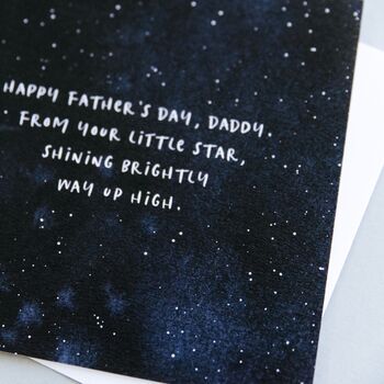 Father's Day Little Star Card From Heaven, 2 of 3
