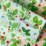 Strawberry Illustrated Wrapping Paper, thumbnail 1 of 4