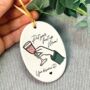 Put You Feet Up Prosecco Mum Ceramic Decoration, thumbnail 1 of 2