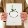 Thank You Teacher Card With Wire Apple Bookmark, thumbnail 1 of 7