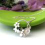 Sterling Silver Flower Garland Necklace, thumbnail 6 of 9