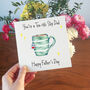 Personalised Tea Father's Day Card, thumbnail 2 of 4