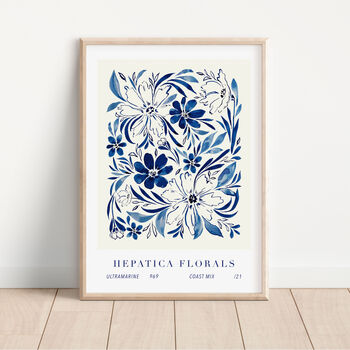 Set Of Two Prints Spring Day/ Hepatica Florals, 2 of 3